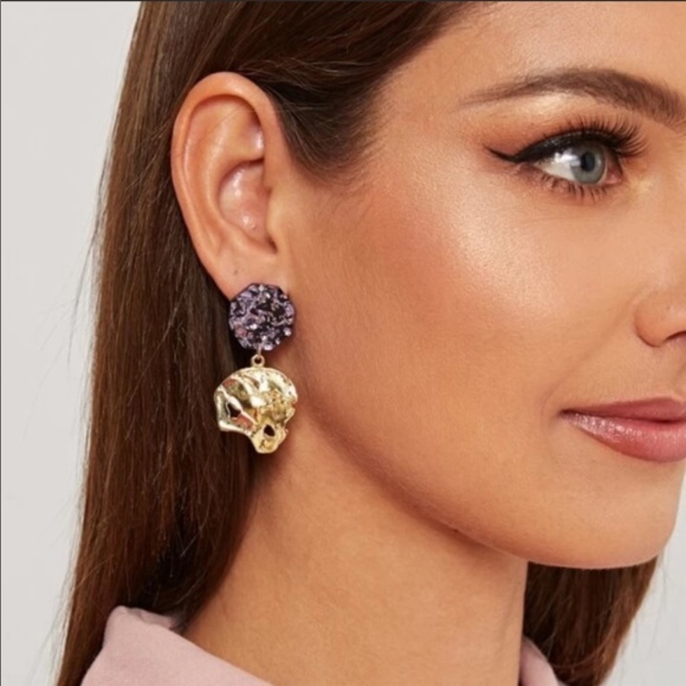 Geometric Drop Earrings